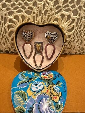 Brighton Silver & Gold Heart Accent Page Marker Set